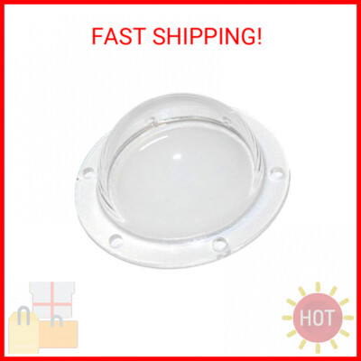 Acrylic Dome/Plastic Hemisphere - Clear - 1.5'' Diameter, 1/4'' Flange with Pre-Dr