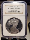 1994-P American Silver Eagle NGC PF69 Ultra Cameo