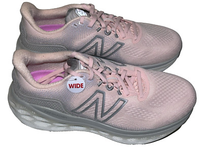 New Balance Fresh Foam More v3 Pink Haze Womens 10 Extra Wide 2E Running Sneaker