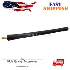 Fit 09-21 Dodge Ram 1500 2500 3500 7inch Short Black Antenna Mast Power Amfm