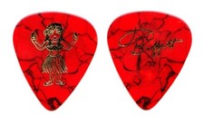 Jimmy Buffett Signature Hula Girl Dancer Red Guitar Pick - 2002 Far Side Tour