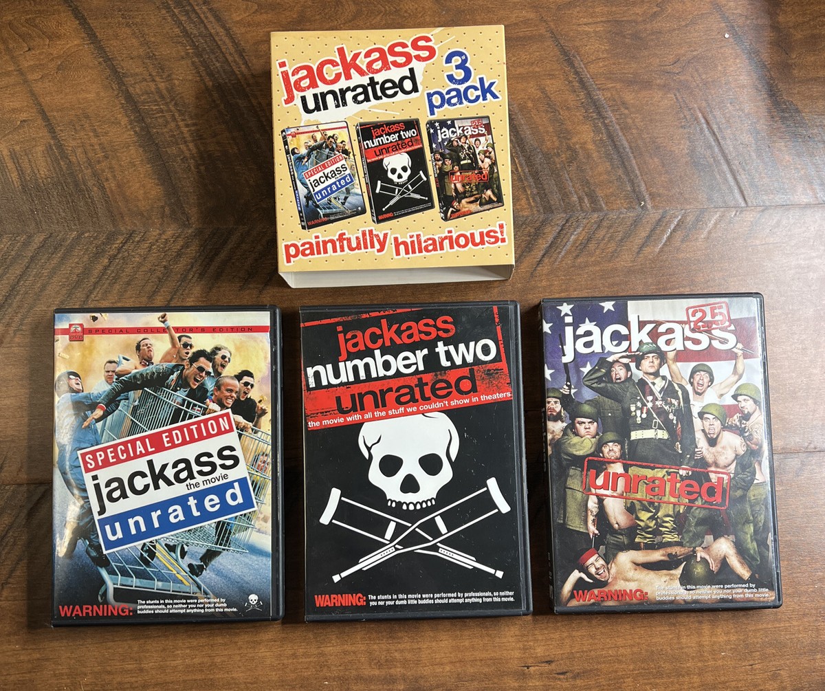 その他 Mtv Jackass 2 & 3 [DVD] Jackass Unrated 3-Pack (DVD) MTV Series action comedy