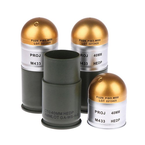 M433 HEDP 40mm Cartridge - Dummy Granate Modell Sammlung Spielzeug Mini Aufbewahrung// - Bild 4 von 12