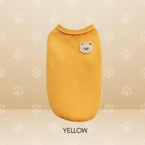 Small Pet Summer Vest – Soft Lightweight Dog & Cat Shirt, S-XXL, Bear Design - Picture 3 of 15