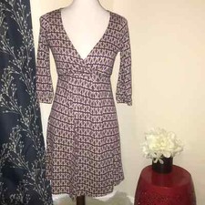 Anthro | Porridge Faux Wrap Dress V-Neck FLAW sz S Small