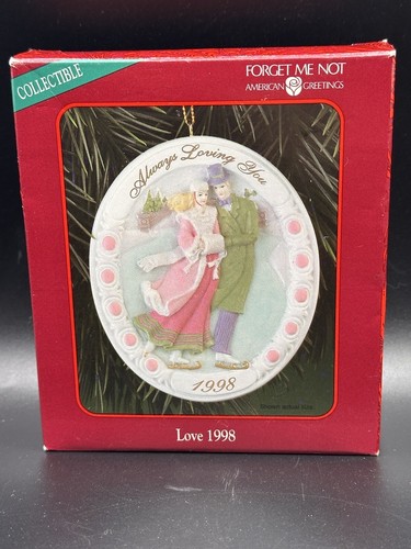 Forget Me Not Ornament Love 1998 In Box - Picture 1 of 5