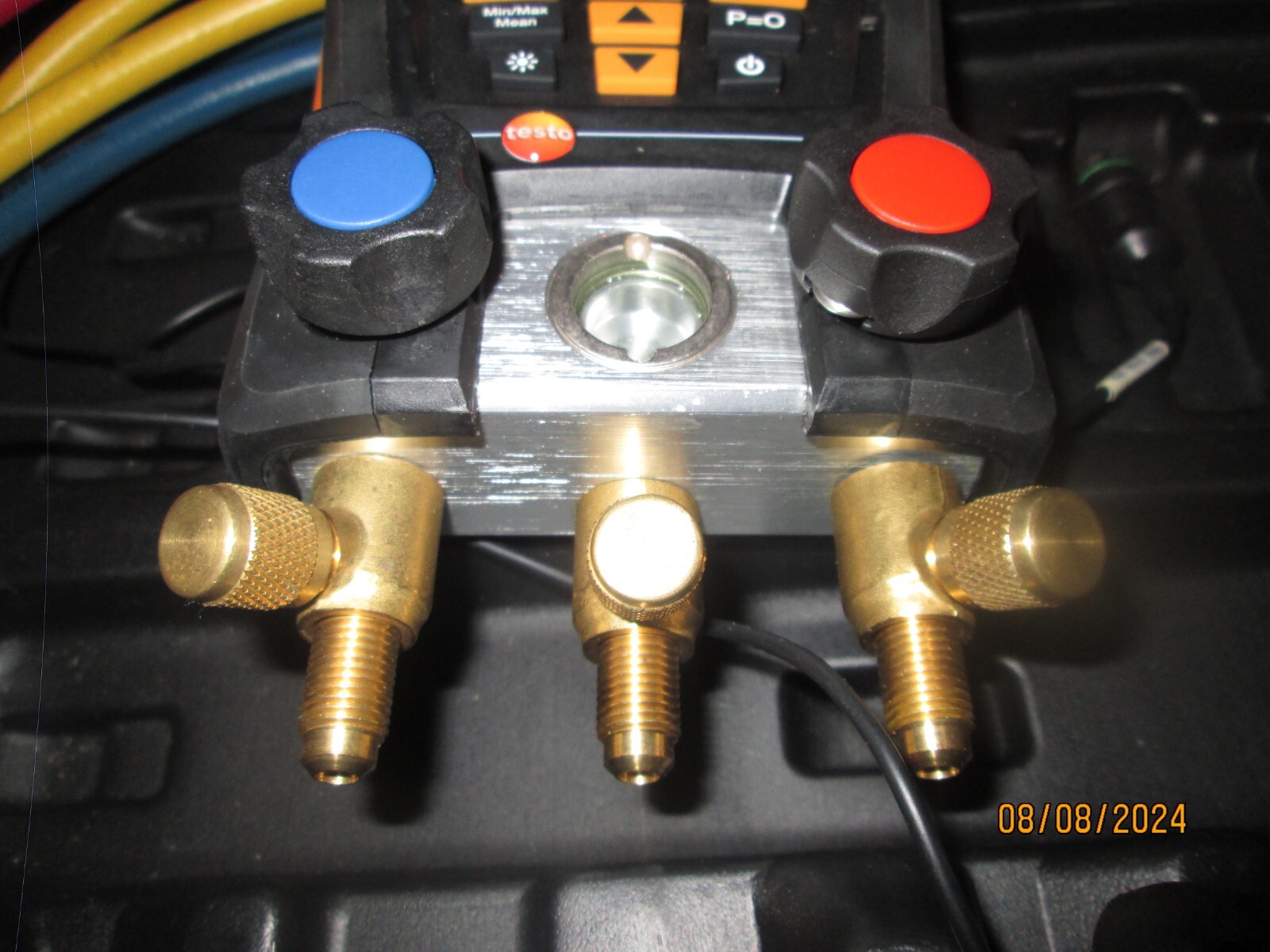 Testo 550 AC Basic Kit Smart Digital Manifold W/fixed Cable Tempprobes