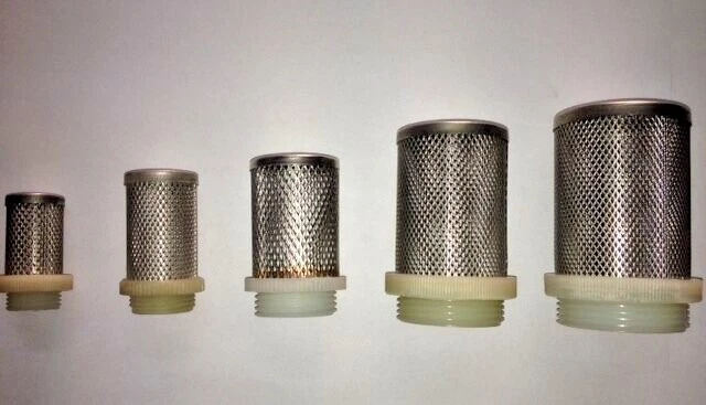 FILTRO INOX X VALVOLA DI RITEGNO O DI FONDO da 1/2 3/4 1" 11/4 11/2 EUROPA ITAP