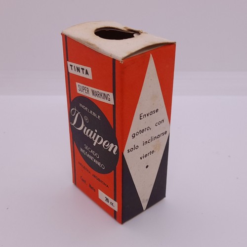 Vintage 1950’s Couple PARKER/DRAIPEN Empty Fountain Pen Glass Inkwell Argentina - Picture 11 of 14