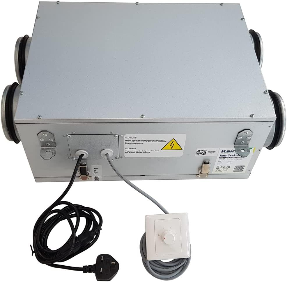 Kair Trakmaster 125 Slimline Heat Recovery Ventilation Unit -  Condensation... for sale online | eBay