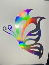 Butterfly Decal Car Window Vinyl Jewel Love Laptop Sticker HOLOGRAPHIC Colors