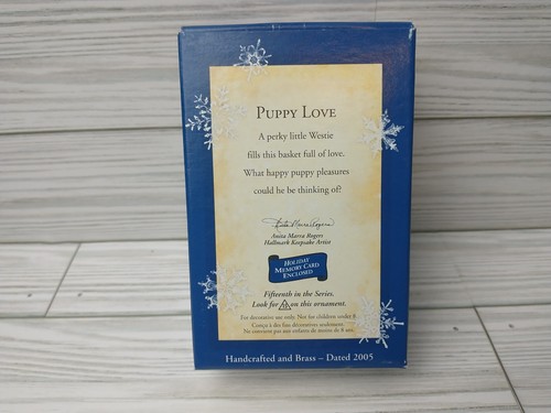 Hallmark Puppy Love Ornament #15 2005 Keepsake Ornament Collectors Series - Imagen 3 de 10