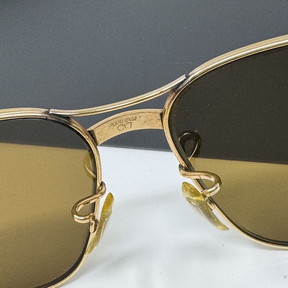 VINTAGE AMERICAN OPTICAL USA 1/10 12K GF SUNGLASSES Airman VINTAGE AMERICAN OPTICAL USA 1/10 12K GF SUNGLASSES Airman
