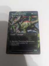 Thrashing Brontodon Borderless x 1 - MTG - Lost Caverns of Ixalan - NM