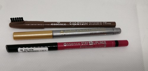 Lot of 3 Essence Stay Waterproof Lip Liner &Jordana Eyeliner & essence eyebrow - Picture 2 of 20
