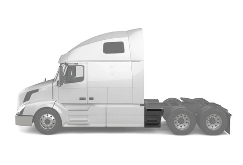 Rear Step Fairing Panel 25" 65 cm Left Compatible with Volvo VNL 2004-2017 - Picture 3 of 8