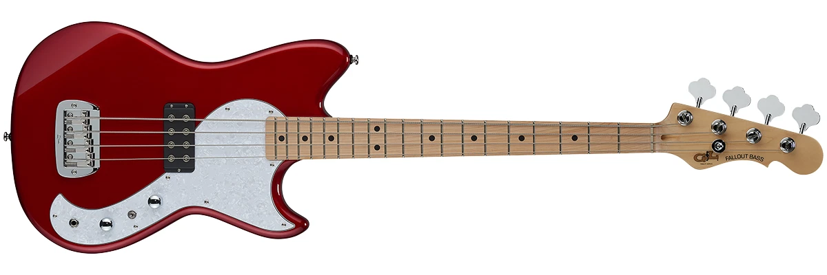 G&l tribute fallout short cheap scale bass guitar