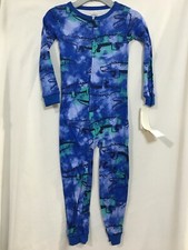 New Carter's Alligator Snug Fit Cotton Footless Pajama PJs Boy Sleeper 1pc Blue
