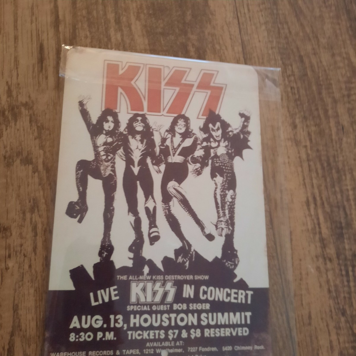 KISS Live In Concert Poster Art 8x12 Metal Wall Sign | eBay