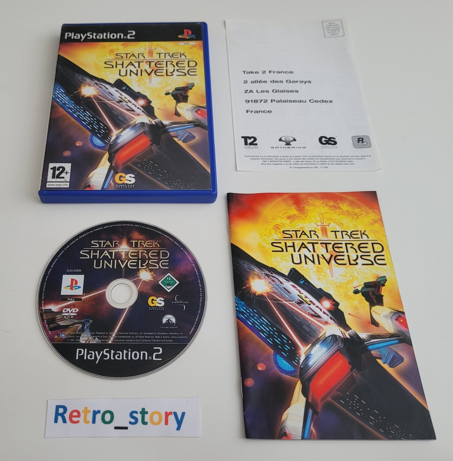 Sony Playstation PS2 - Star Trek Shattered Universe - PAL
