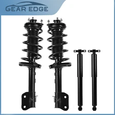 4Pcs Front Struts w/ Coil Spring Rear Shock Absorber For 2011-2015 Honda Odyssey