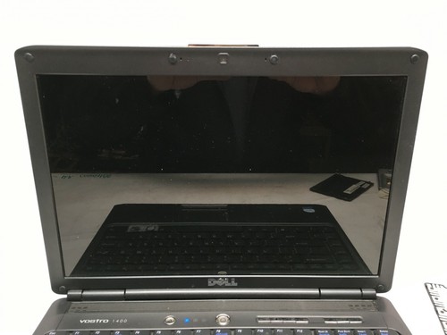 Dell Vostro 1400 14" Laptop For Parts Boots Bad LCD Screen NO HDD/Charger JR - Picture 3 of 9