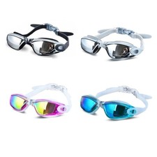 Swimming Goggles Electroplating Glasses Diving Waterproof Gafas UV Anti-fog 1pc