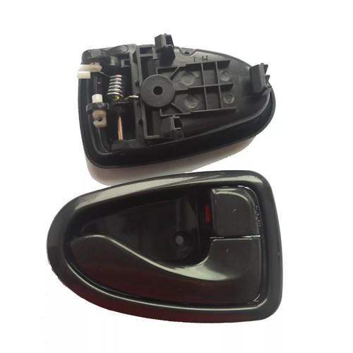 For 2000-2006 Hyundai Accent Inside Black Front Rear Left Right Door Handle 2Pcs - Picture 2 of 4