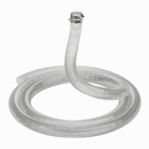 1.5 inch (38mm) CLEAR CORRUGATED FLEXIBLE HOSE FISH POND PUMP MARINE PVC PIPE - Picture 12 of 16
