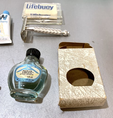 Vintage Men’s 1970 Grooming Kit W/ Leather Case - Picture 6 of 12