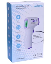 AiQURA infrared forehead Thermometer (Pack of 2)