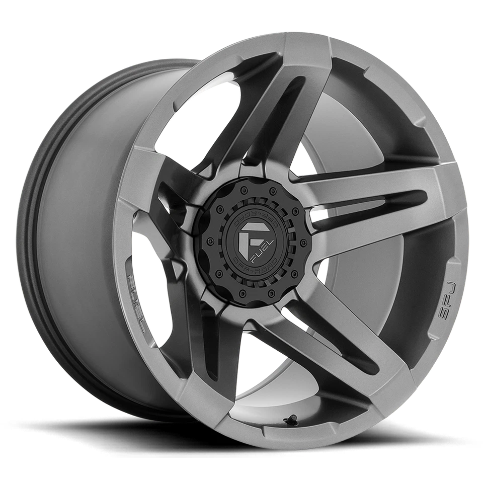 20 Inch Gray Wheels Rims Fuel SFJ D764 20x12 Lifted FOR Jeep Gladiator Set 4 - Image 4 of 4