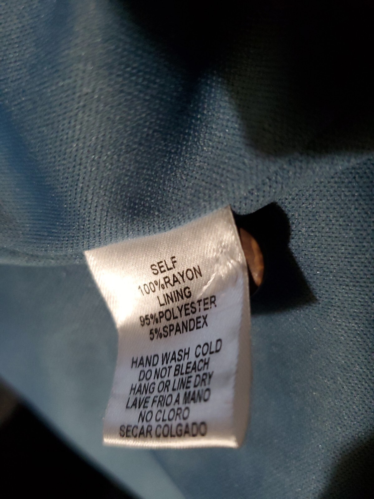 Hidden Valley Retro Button Down Blue Medium Shirt… - image 11