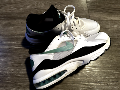 2018 NIKE AIR MAX 93 DUSTY CACTUS WHT/TURQ/BLK EXCELLENT CONDITION