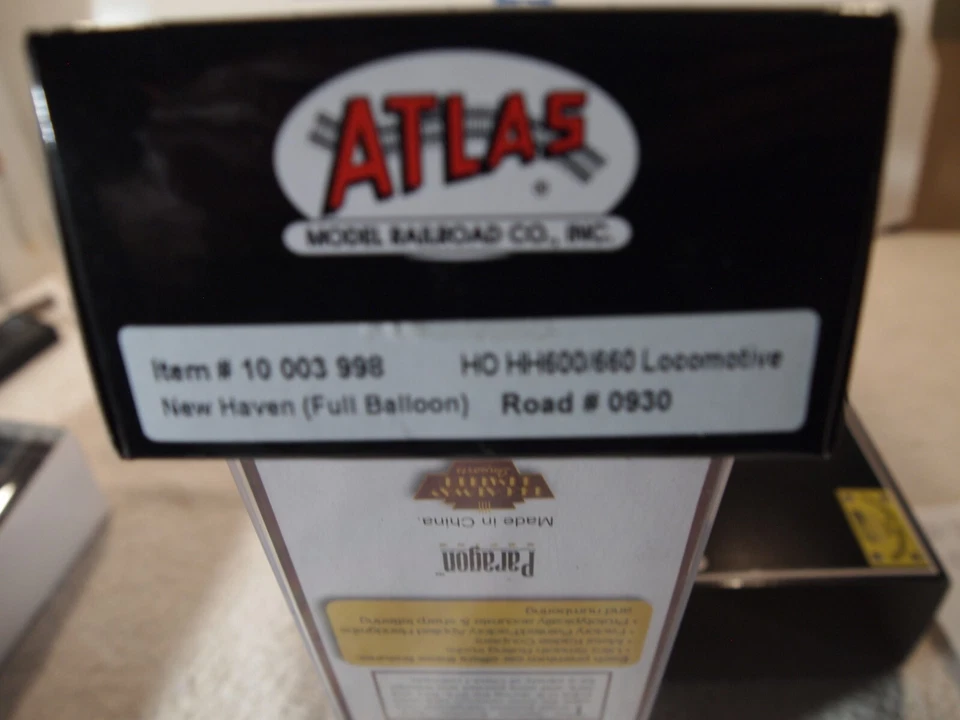 ATLAS 10003990 H.O. ALCO HH600 NEW HAVEN #0930 MID-LIFE  GREEN/ORANGE  DCC/SOUND - Image 2 of 2