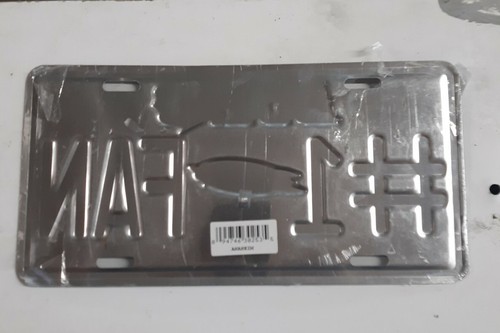 NHL Anaheim Ducks Hockey #1 Fan aluminum license plate - Picture 7 of 7