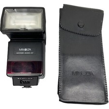 Vintage Minolta MAXXUM 4000AF Shoe Mount Flash for Konica Minolta Tested Excelle