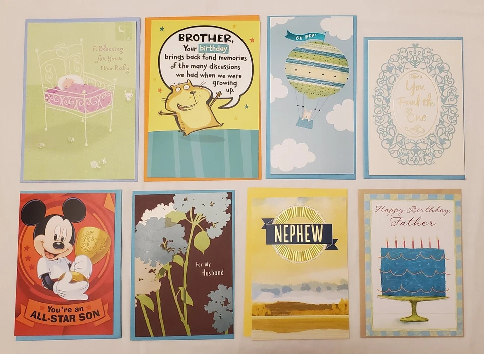 32 tarjetas de sello para todas las ocasiones, cumpleaños, aniversario, bebé, compromiso y más Foto 3 de 4