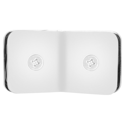 CRL GCB635W White 135 Degree Junior Traditional Style Glass Clamp for 1/4" Glass - Picture 4 of 5