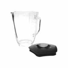 Mixbecher Glas m. Deckel u. Trichter Bosch 11015515 für Küchenmaschine MUM