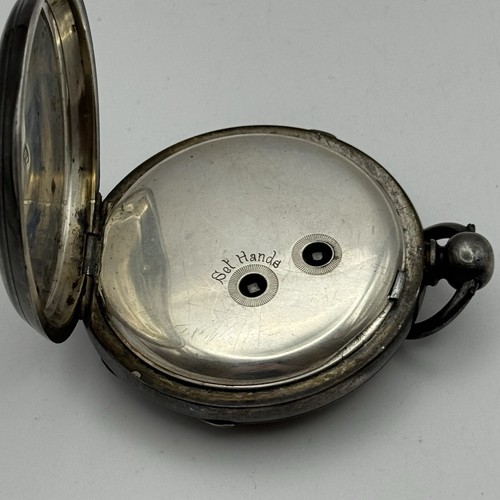 60mm Sterling Silver Patent Lever Chronograph Greenwich Time Keeper TO RESTORE - Picture 18 of 24
