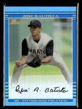 Jose Bautista - 2013 Bowman Chrome Blue Sapphire Refractor Rookie Reprints #421