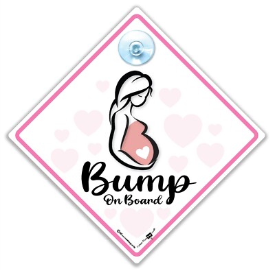 Babybauch Bordschild, Schild Schwangere Dame, neues Mamaschild, Mamaschild, Babyschild