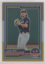 2023 USA Baseball Stars & Stripes Bronze Silver and Gold Prizm Dylan Crews 03hd