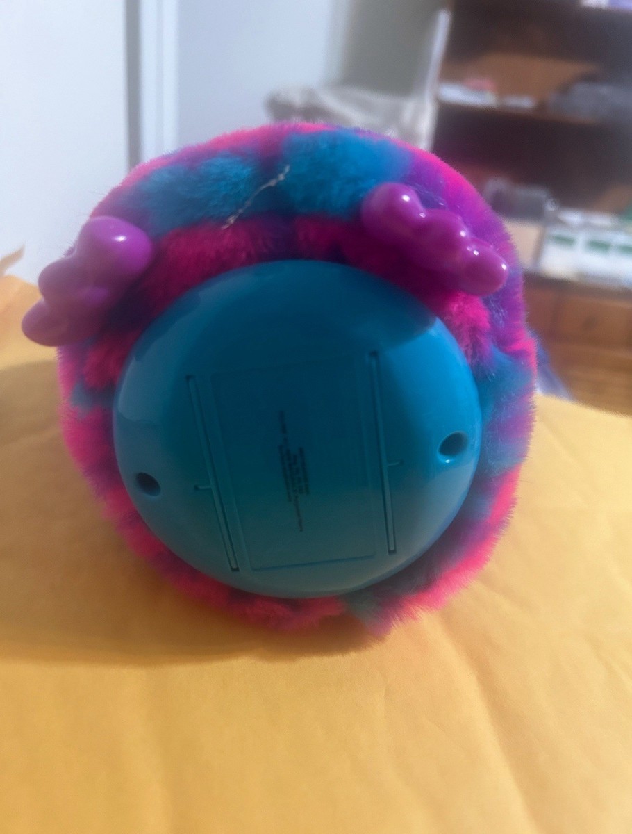 2012 Hasbro Furby Boom Pink and Blue Hearts Interactive Plush Toy