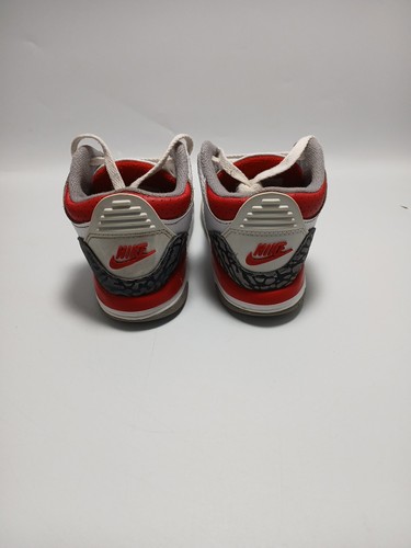 Größe 10C - Air Jordan Retro 3 TD Fire Red White Cement Grey 2022 (DM0968-160) - Bild 3 von 13