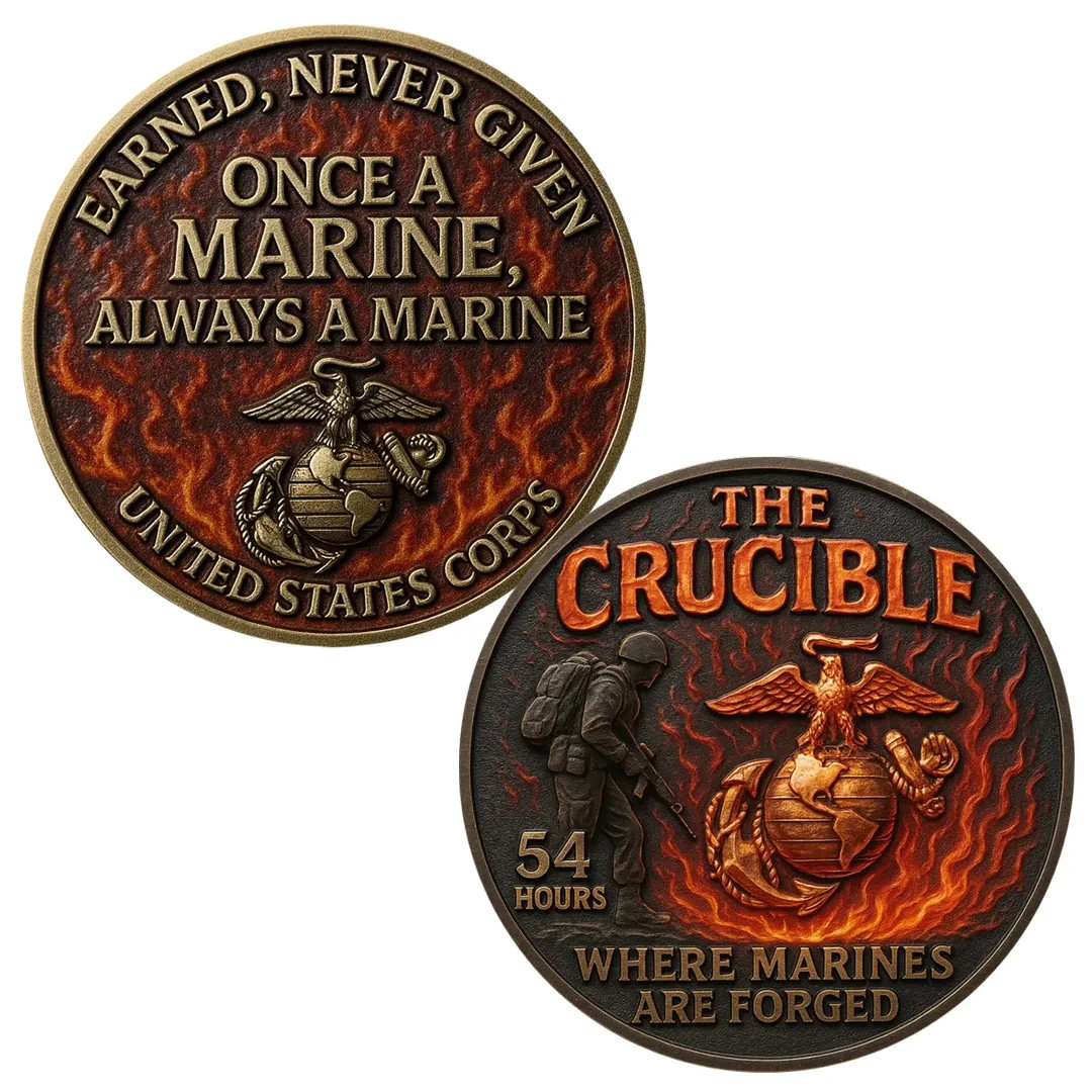 U.S. Marine Corps USMC Commemorative Challenge Coin Military