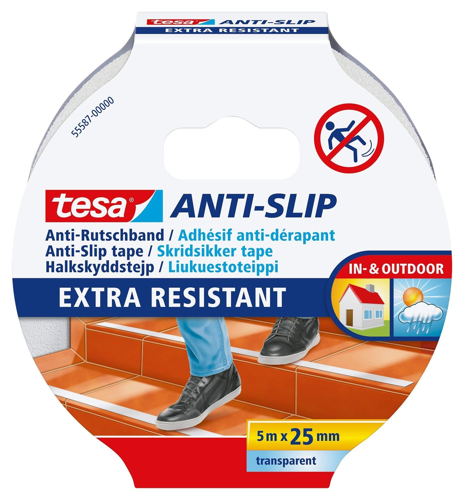 tesa Anti-Slip Tape - Нескользящая клейкая лента для внутреннего и наружного применения - для St 4990₽