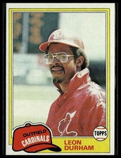 Leon Durham *ROOKIE CARD* (RC) 1981 Topps #321. rookie card picture