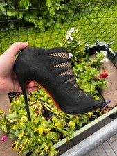 Christian Louboutin Peep Toe Stiefeletten/Ank...